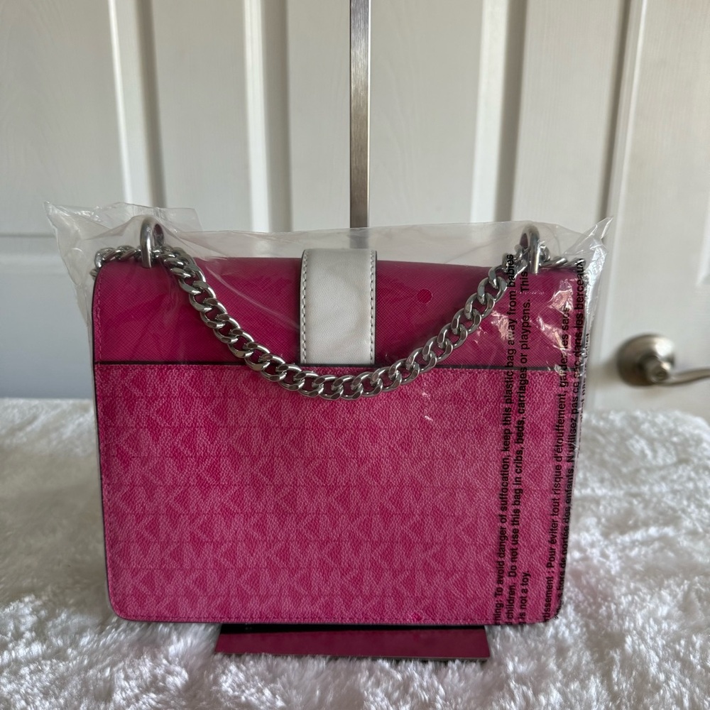 Greenwich Small Color-Block Signature Logo Crossbody Bag - Picture 6 of 6